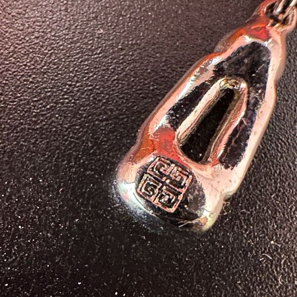 Givenchy Crystal Dangle Drop Earrings Vintage style - Picture 3 of 5